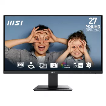MSI Pro MP273UDE profesionalus monitorius 68,6 cm (27 colių) 3840 x 2160 pikselių 4K Ultra HD juodas