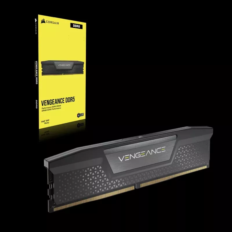 CORSAIR Vengeance 32GB (2x16GB) DDR5 6400MT/s CL36 atminties rinkinys - juodas
