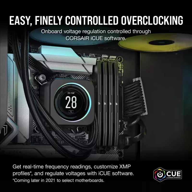 CORSAIR Vengeance 32GB (2x16GB) DDR5 6400MT/s CL36 atminties rinkinys - juodas