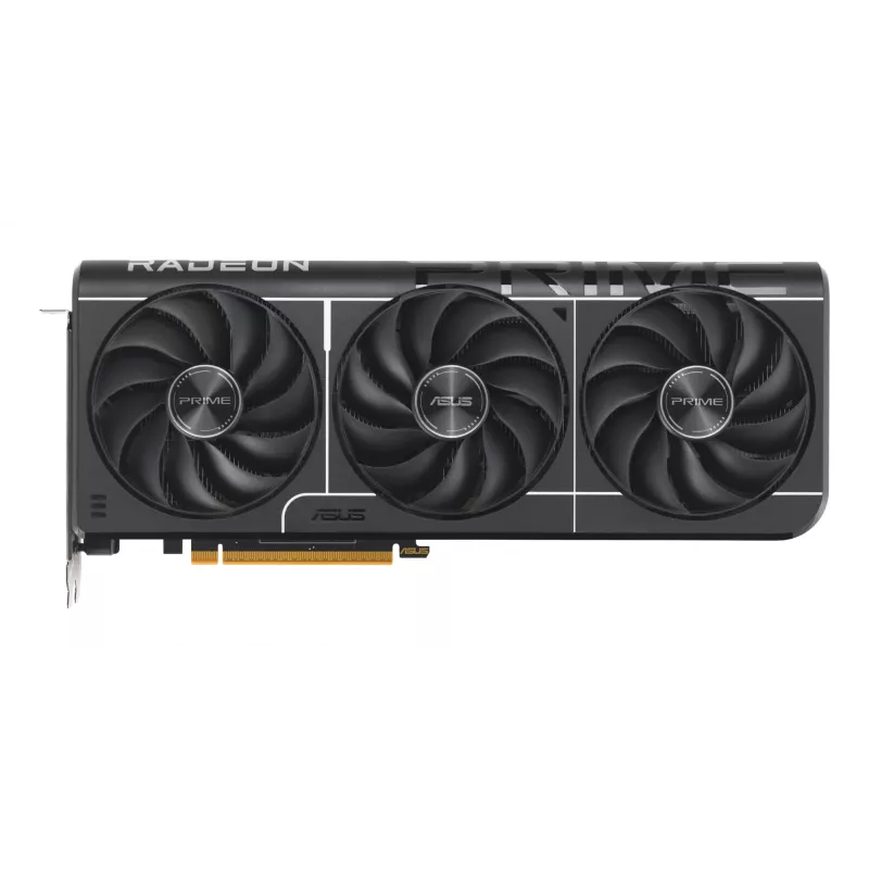 Vaizdo plokštė ASUS Radeon RX 9070 16 GB GDDR6 PCIe 5.0 256 bitų, 3 ventiliatorių aušinimas