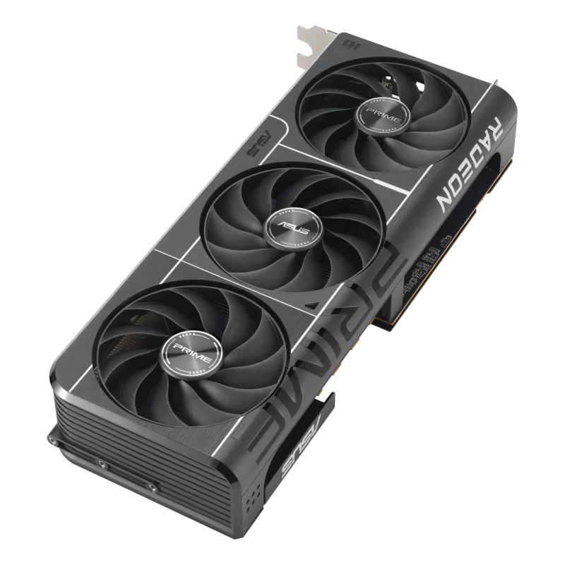 Vaizdo plokštė ASUS Radeon RX 9070 16 GB GDDR6 PCIe 5.0 256 bitų, 3 ventiliatorių aušinimas