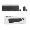 Logitech MK470 belaidė klaviatūra ir pelė, Graphite, pelė įtraukta, QWERTY US, USB