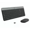 Logitech MK470 belaidė klaviatūra ir pelė, Graphite, pelė įtraukta, QWERTY US, USB
