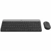 Logitech MK470 belaidė klaviatūra ir pelė, Graphite, pelė įtraukta, QWERTY US, USB