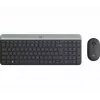 Logitech MK470 belaidė klaviatūra ir pelė, Graphite, pelė įtraukta, QWERTY US, USB