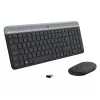 Logitech MK470 belaidė klaviatūra ir pelė, Graphite, pelė įtraukta, QWERTY US, USB