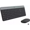 Logitech MK470 belaidė klaviatūra ir pelė, Graphite, pelė įtraukta, QWERTY US, USB