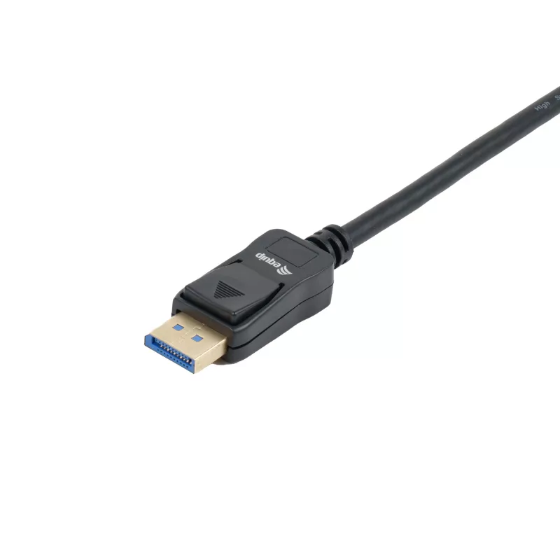 Equip 119271 DisplayPort 2.1 kabelis, kištukas/kištukas, 1 m, 16K/60Hz, 40 Gbps, HDCP