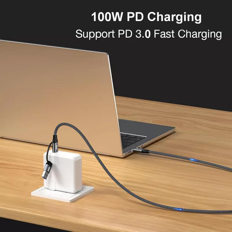 Equip 128431 USB kabelis USB 3.2 Gen 2x2 1 m USB A / USB C, juodas