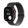 Išmanusis laikrodis Apple Watch Ultra 3 GPS + Cellular 49mm Juodas titano korpusas su juoda titano Milano kilpa (vidutinė)