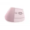 LOGITECH Lift dešinei rankai belaidė vertikali pelė Rose / Dark Rose