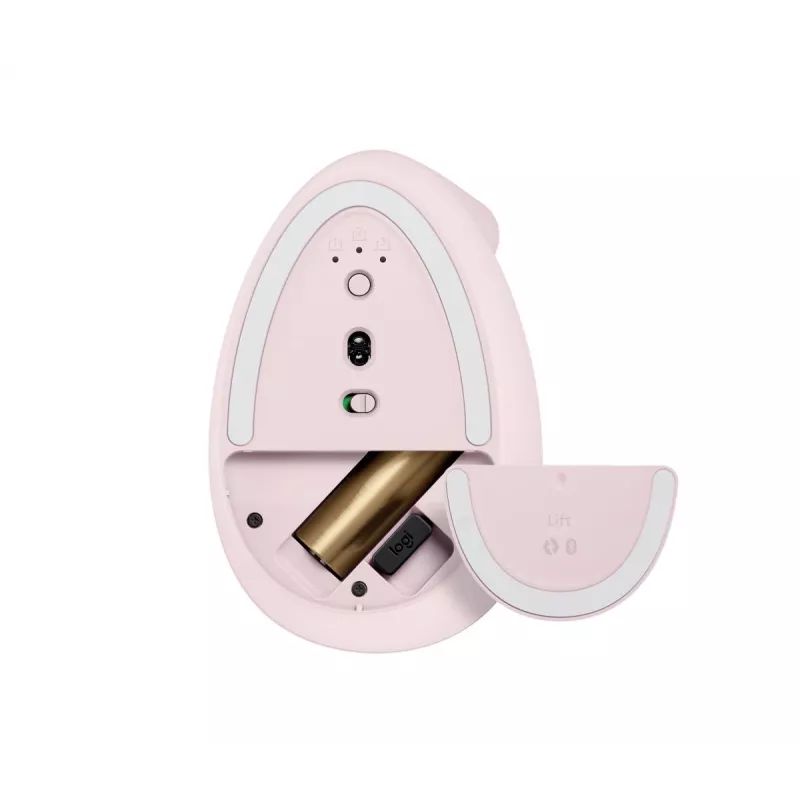 LOGITECH Lift dešinei rankai belaidė vertikali pelė Rose / Dark Rose