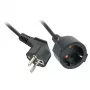 Prailginimo laidas Lindy 30245 5 m 2 AC lizdai vidaus patalpoms juodas