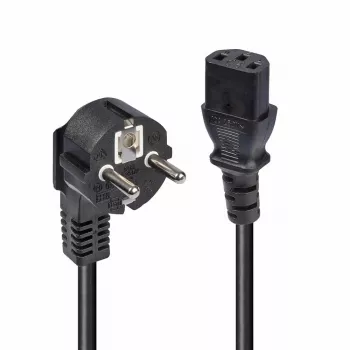Lindy 3m Schuko 2 kištukas į IEC C13 maitinimo laidas, juodas