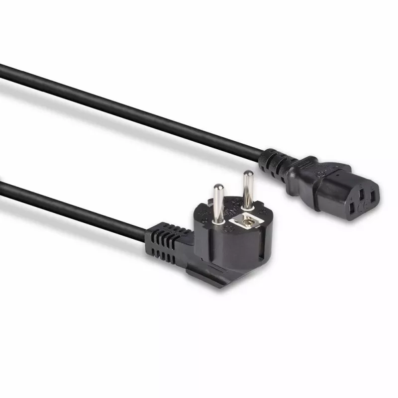 Lindy 3m Schuko 2 kištukas į IEC C13 maitinimo laidas, juodas
