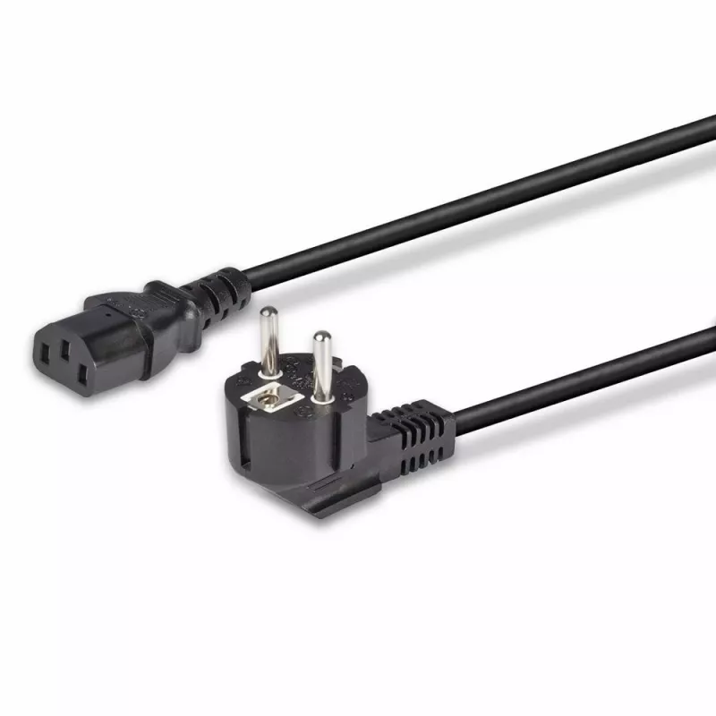 Lindy 3m Schuko 2 kištukas į IEC C13 maitinimo laidas, juodas