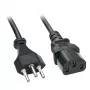 Maitinimo laidas Lindy 30417 juodas 2 m C13 mova
