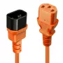 Lindy 1m IEC ilginimo laidas, oranžinis