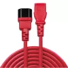 Lindy 1m IEC ilginimo laidas, raudonas