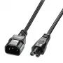 Lindy 3 m maitinimo laidas C5–C14, be švino
