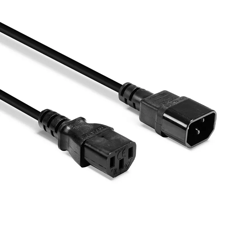 Lindy 0.5m IEC ilginimo laidas, juodas