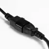 Lindy 0.5m IEC ilginimo laidas, juodas