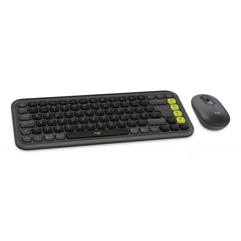 Klaviatūra Logitech POP Icon Combo Mini belaidė Bluetooth QWERTZ vokiška