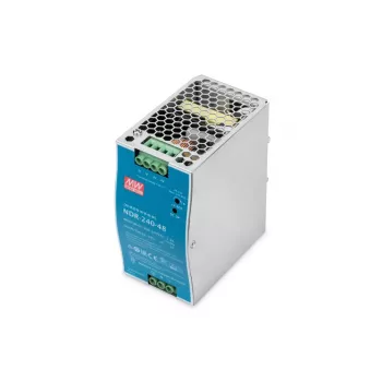 DIGITUS pramoninis maitinimo šaltinis 48V DC, 240W AC-DC, metalinis korpusas, montavimui ant DIN bėgio