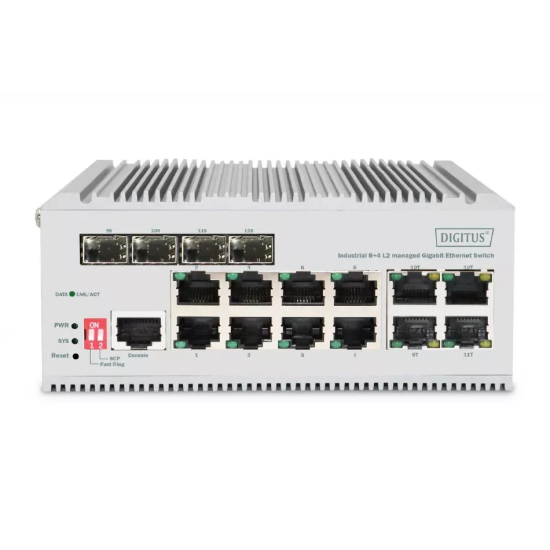 Valdomas Gigabit Ethernet jungiklis Digitus DN-651145 8 prievadų L2