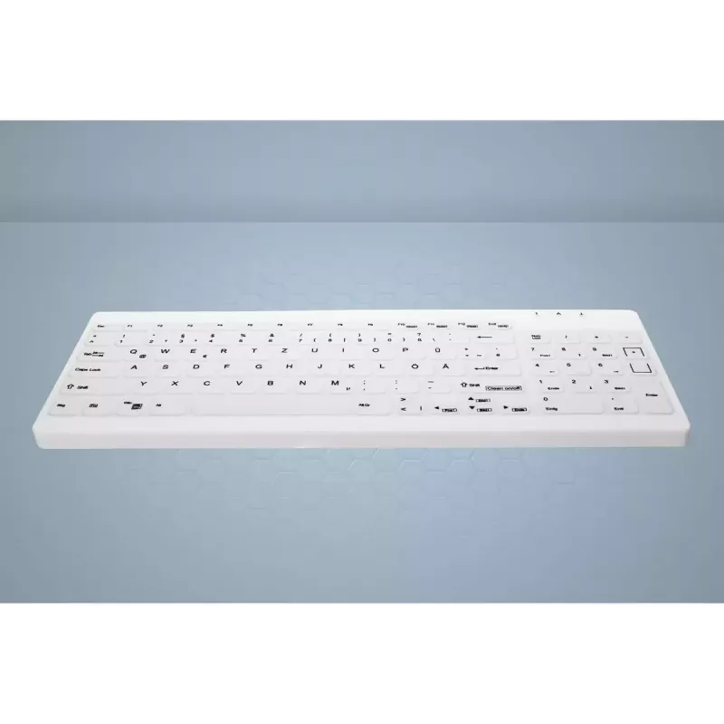 Pramoninė klaviatūra Active Key AK-C7012 USB vokiškas išdėstymas balta 95 klavišų