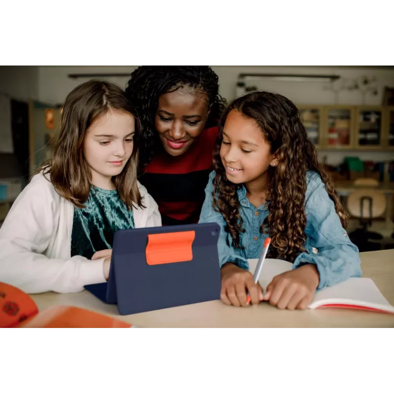 LOGITECH Rugged Combo 3 Classic Blue Qwerty Uk – apsauginis dėklas su klaviatūra iPad
