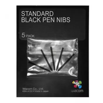 Wacom ACK20001 rašiklio antgalis, juodas, 5 vnt., suderinamas su Intuos4 ir DTK-2100