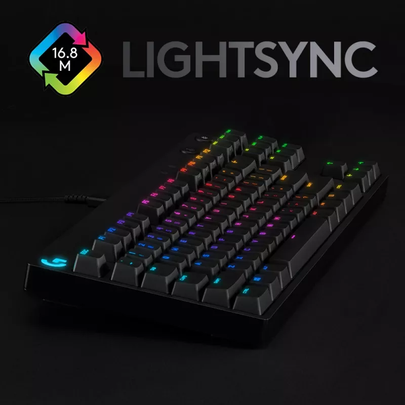LOGITECH G PRO mechaninė žaidimų klaviatūra, juoda, Qwertzu Vokietija