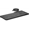 HP 405 kelių įrenginių apšviesta laidinė klaviatūra, pilno dydžio (100%), laidinė, USB, membraninė, QWERTY, juoda