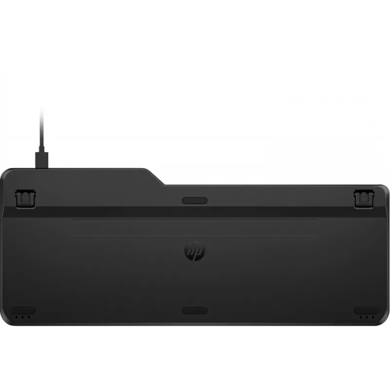 HP 405 kelių įrenginių apšviesta laidinė klaviatūra, pilno dydžio (100%), laidinė, USB, membraninė, QWERTY, juoda