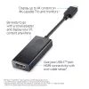 HP 1WC36AA USB-C į HDMI 2.0 adapteris, USB-C kištukas į HDMI lizdą, juodas