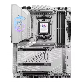 Motininė plokštė MSI MPG X870E EDGE TI WIFI, AMD X870E mikroschemų rinkinys, Socket AM5, ATX, DDR5, 4×DIMM, Wi‑Fi 7, 5Gb LAN, 4×M.2