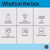 HP Z3700 Dual Silver pelė, ambidekstrinė, RF belaidė + Bluetooth, sidabrinė