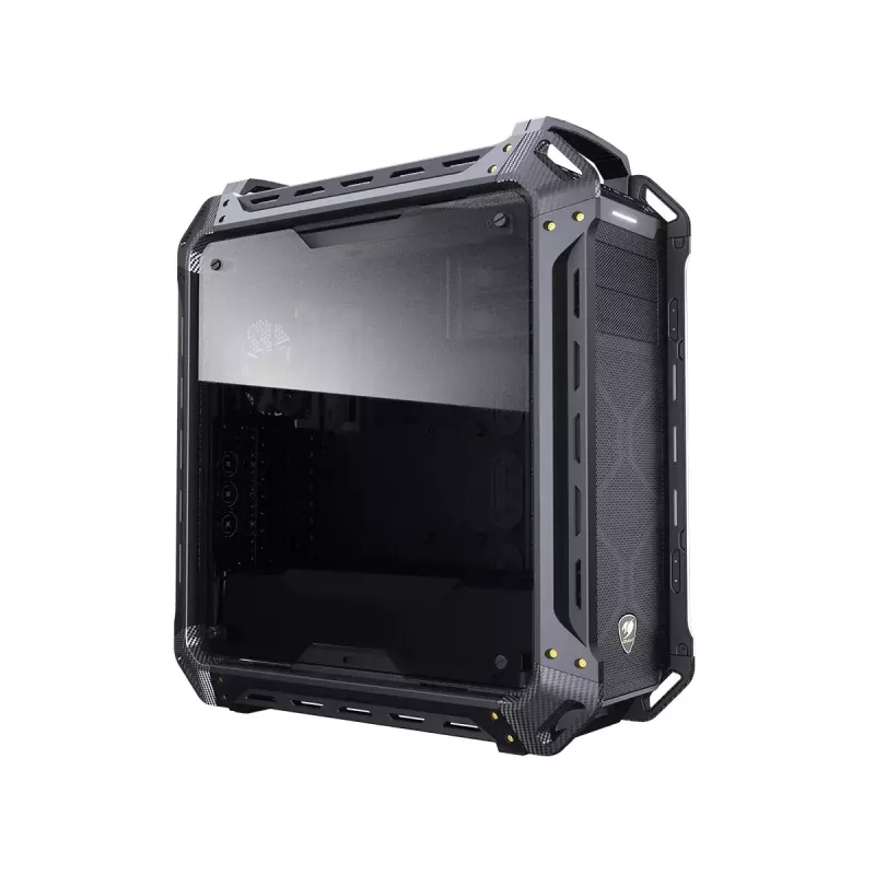 Full Tower COUGAR Gaming Panzer Max-G Juoda 120 140 mm ventiliatoriai
