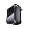 Full Tower COUGAR Gaming Panzer Max-G Juoda 120 140 mm ventiliatoriai
