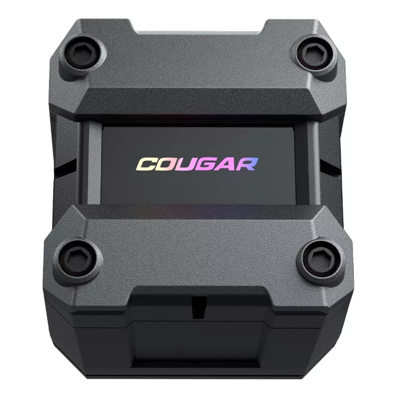 COUGAR vandens aušintuvas CPU Poseidon Ultra 240 ARGB, juodas, 240 mm radiatoriaus, 2x120 mm ventiliatoriai