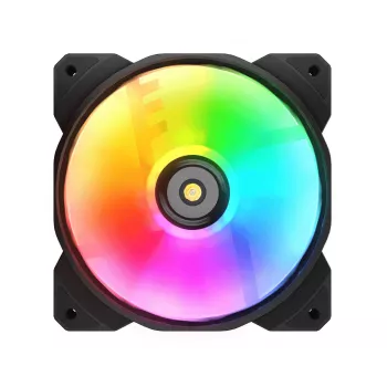 COUGAR MHP 120 ARGB, juodas (3 vienetų rinkinys) – 120 mm ventiliatorius radiatoriui ir korpusui