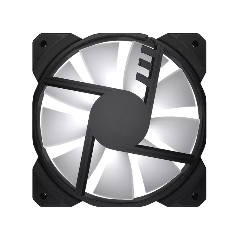 COUGAR MHP 120 ARGB, juodas (3 vienetų rinkinys) – 120 mm ventiliatorius radiatoriui ir korpusui