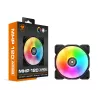 COUGAR MHP 120 ARGB, juodas – 120 mm korpuso ventiliatorius su ARGB apšvietimu