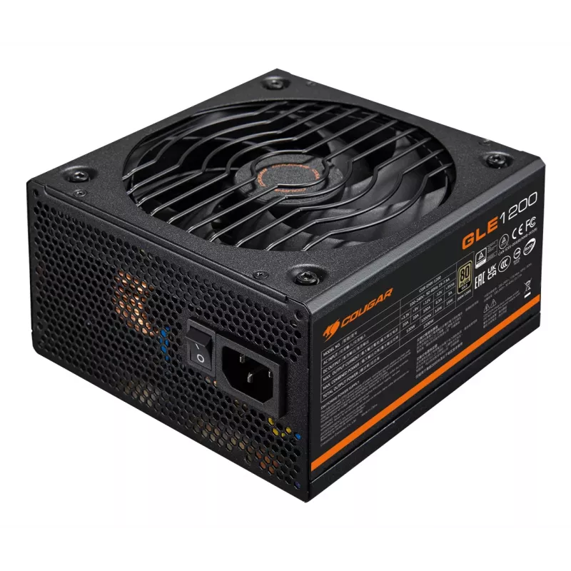 COUGAR GLE 1200W ATX3.1 / 80 Plus Gold maitinimo blokas, 1200 W