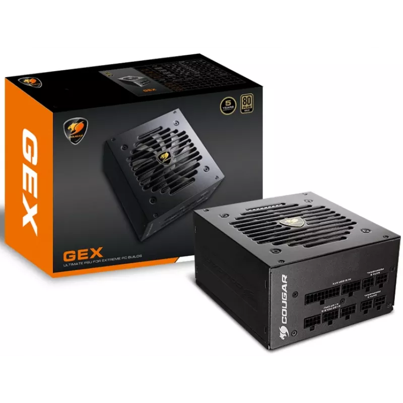 COUGAR GEX 750W ATX3.0 / 80 Plus Gold / Modular maitinimo blokas