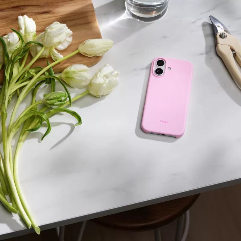 APPLE Beats iPhone 17 Dėklas su MagSafe ir kameros valdymu – Pebble Pink