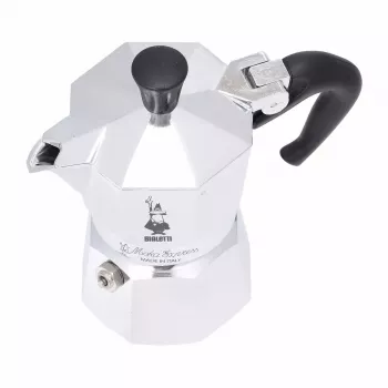 Moka puodas BIALETTI Moka Express aliuminis 2 puodeliams (100 ml) juodas