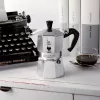 Moka puodas BIALETTI Moka Express aliuminis 2 puodeliams (100 ml) juodas