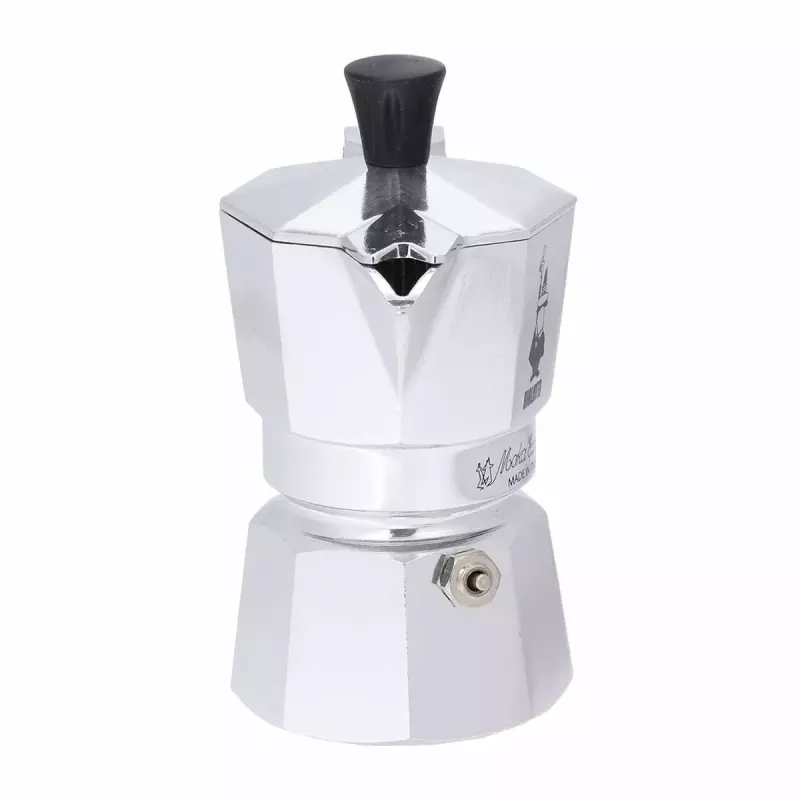 Moka puodas BIALETTI Moka Express aliuminis 2 puodeliams (100 ml) juodas